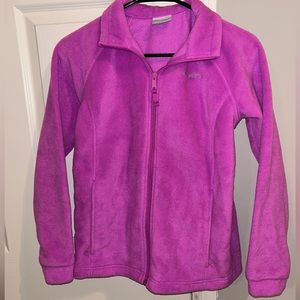 Girls large Columbia zip up jacket